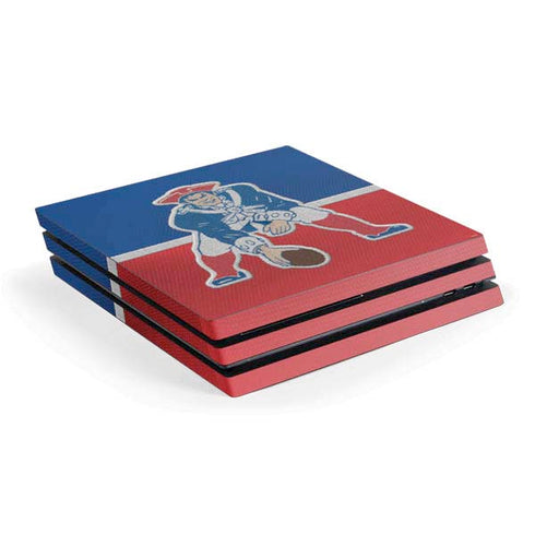 NFL New England Patriots Vintage PS4 Pro Console Skin